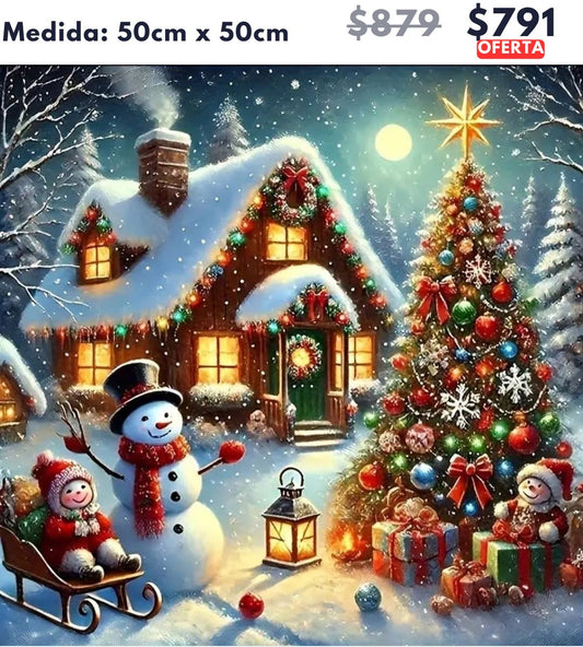 paisaje navideño 50 x 50 | Aparta con $100 / Resta $691
