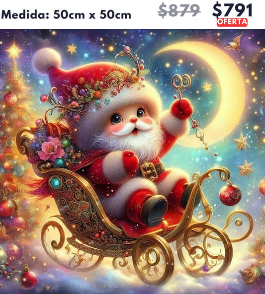 santa con trineo 50 x 50 | Aparta con $100 / Resta $691