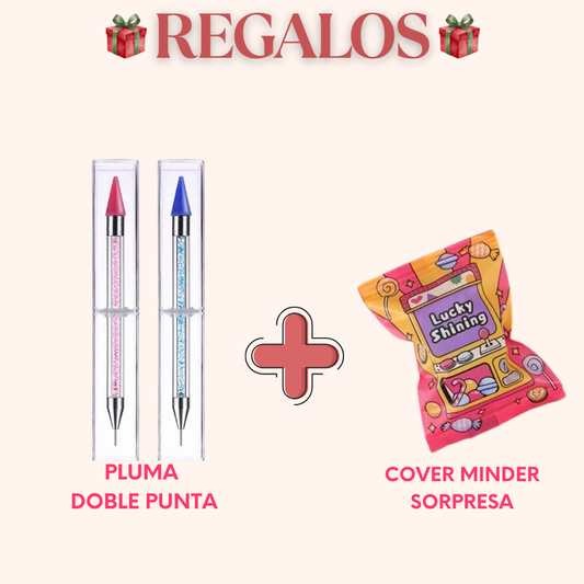 REGALO 🎁Pluma doble punta + Cover minder