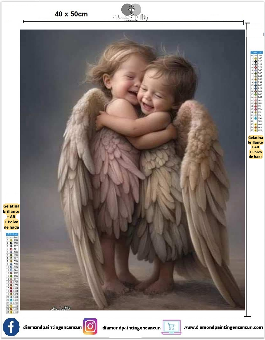 Angelitos 40 x 50