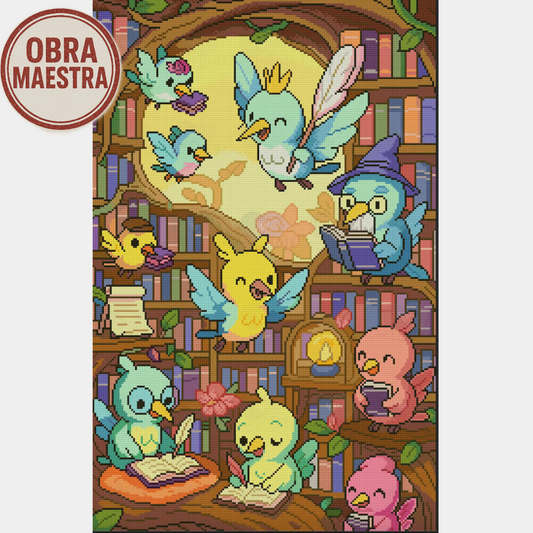 Colibrís Bibliotecarios | 45 x 70 cm