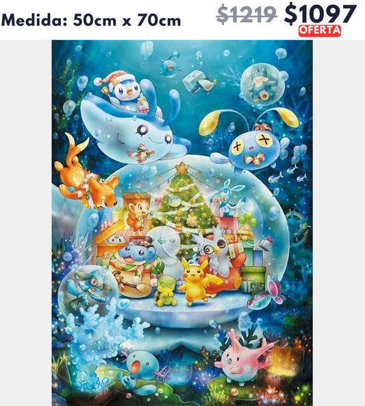 gatitos y santa 50 x 70 | Aparta con $100 / Resta $997