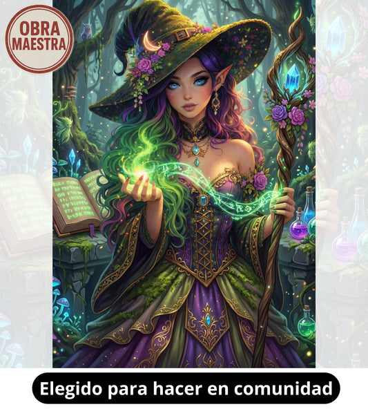 bruja del bosque 50 x 70 | Aparta con $100 / Resta $997