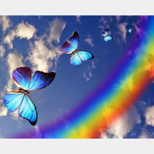 Bailarina con Mariposas 40 x 60