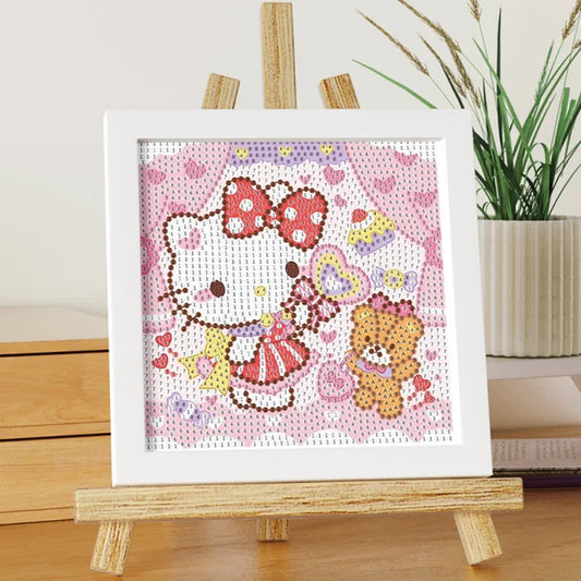 Kitty 15 x 15 con marco