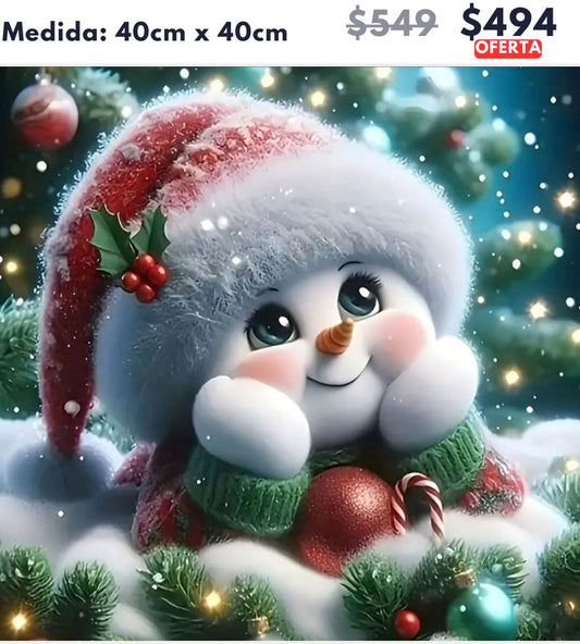 muñeco de nieve 40 x 40 | Aparta con $100 / Resta $394