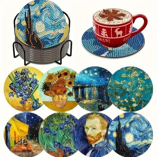 Portavasos Van Gogh 8 piezas