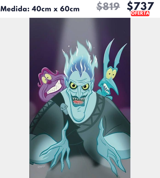 Hades Hercules 40 x 60 | Aparta con $100 / Resta $637