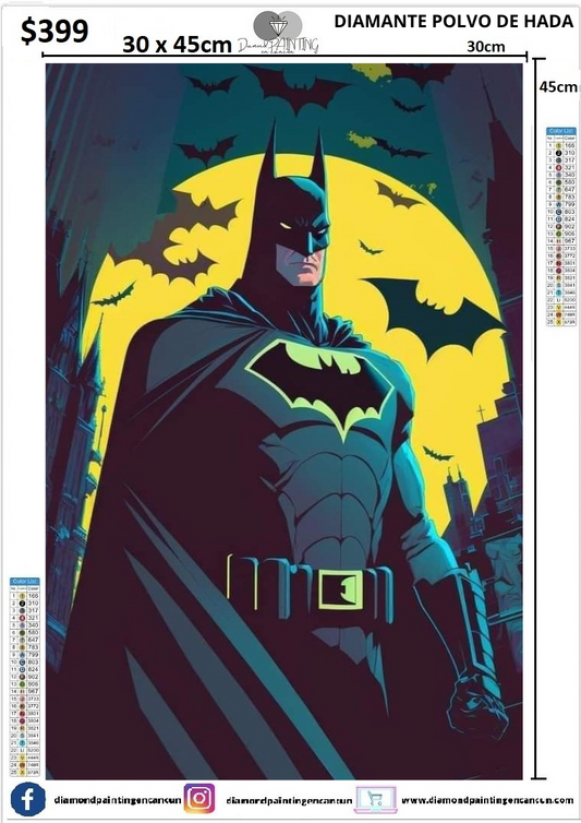 Batman 30 x 45cm contiene Diamantes Polvo de Hada