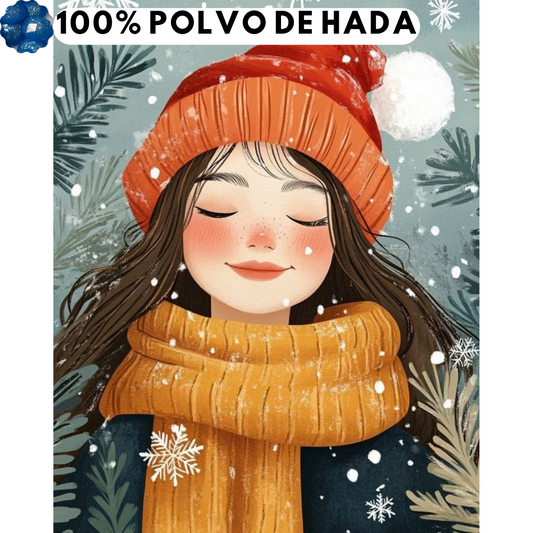 Chica en la nieve | 40 x 50cm