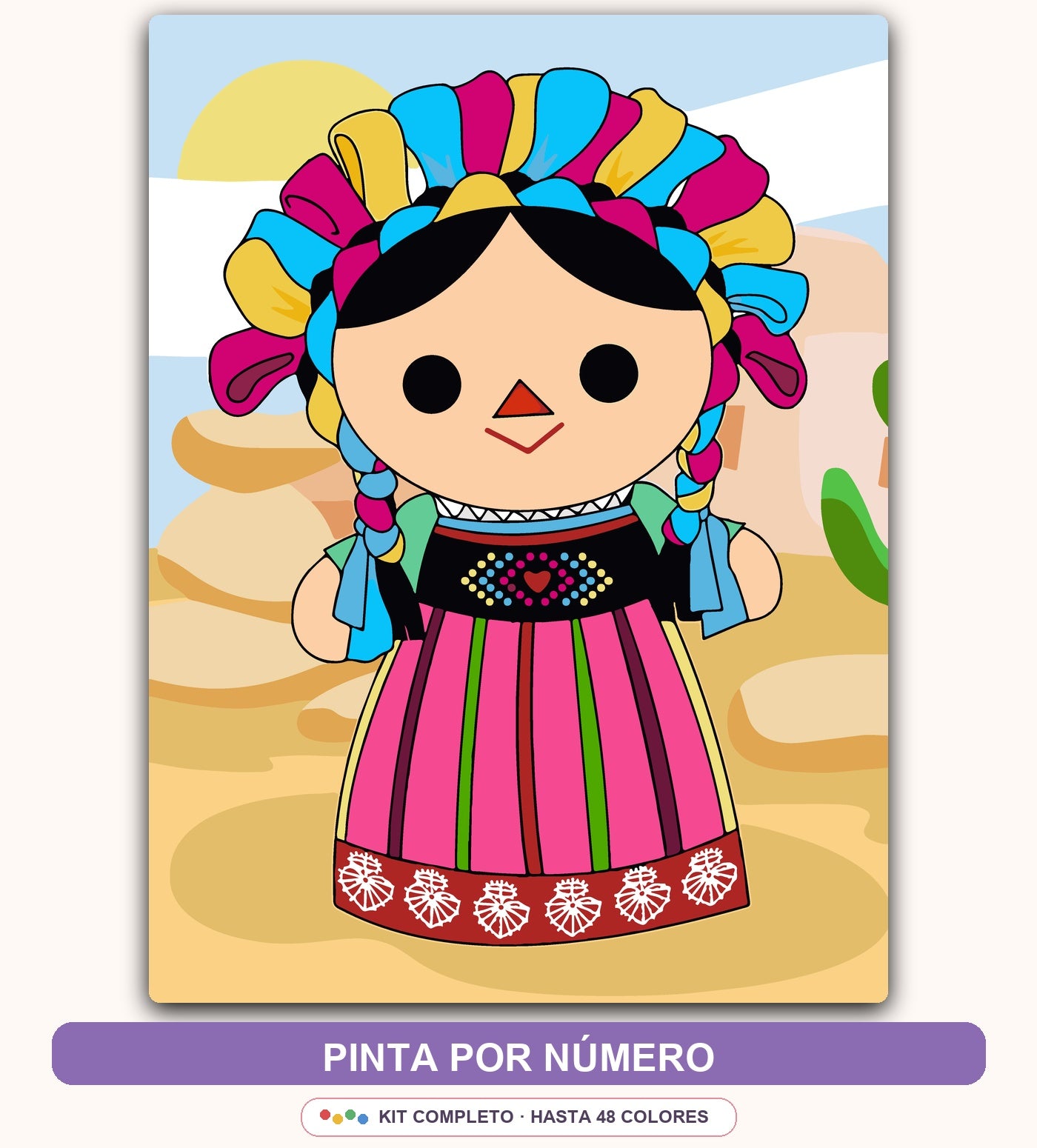 Muñeca Mexicana | 30 x 40 cm