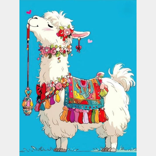Llama | 30 x 40 cm