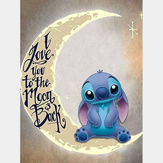 Stitch Luna | 30 x 40 cm