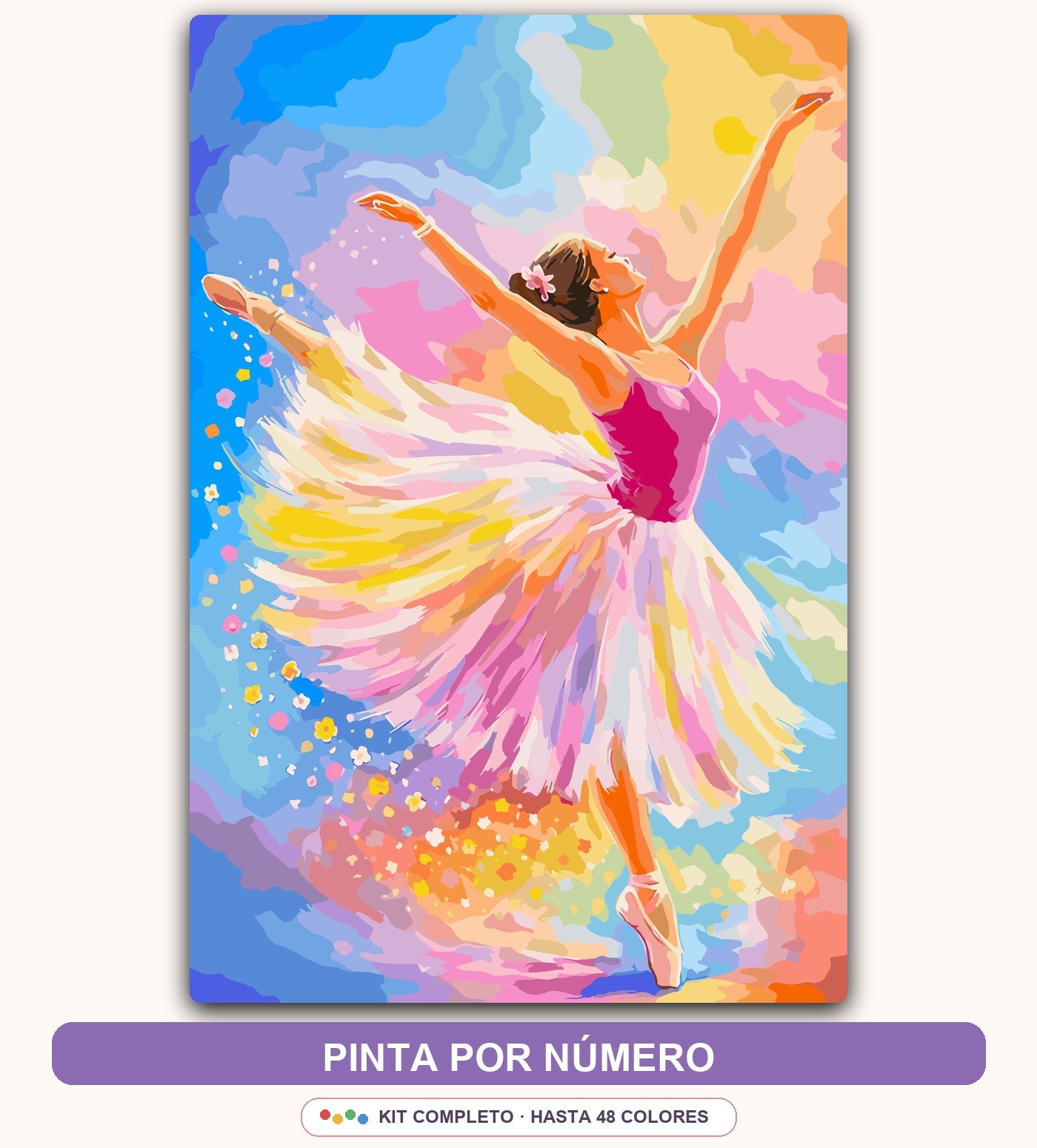 Bailarina Arcoíris | 30 x 45 cm