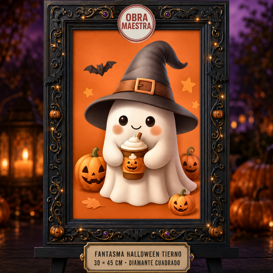 Fantasma Halloween Tierno 30 x 45 cm