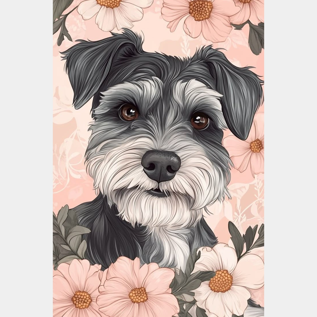 Schnauzer | 30 x 45 cm