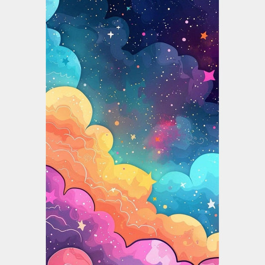 Colores Nubes | 30 x 50 cm