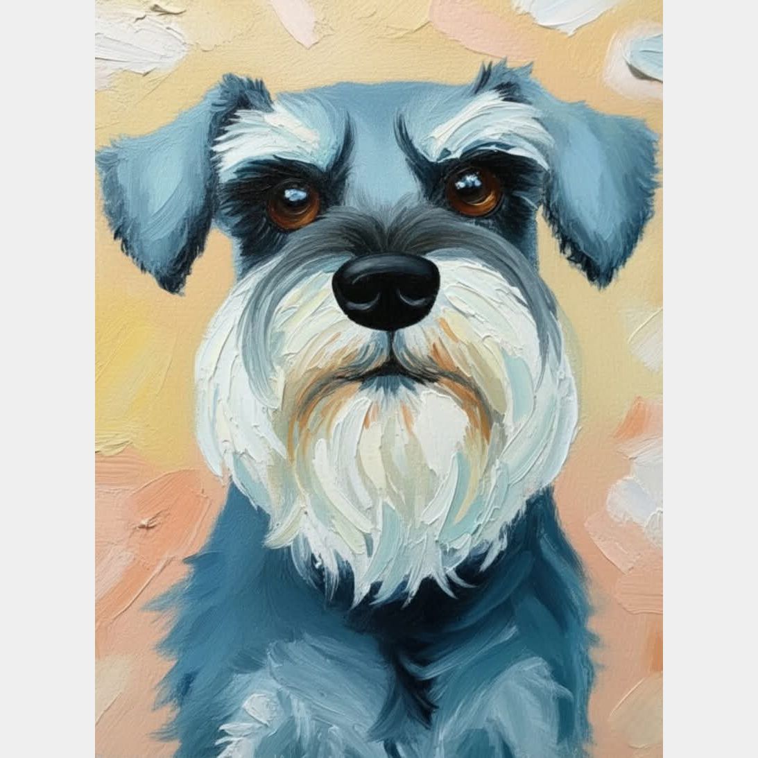 Schnauzer samba 30 x 40cm