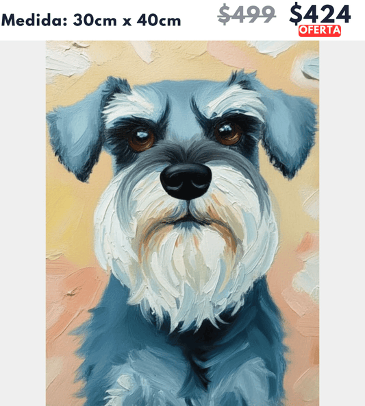 Schnauzer Samba 30 x 40 | Aparta con $100 / Resta $324