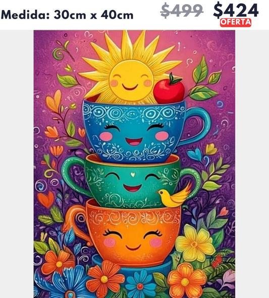 Tazas 30 x 40 | Aparta con $100 / Resta $324