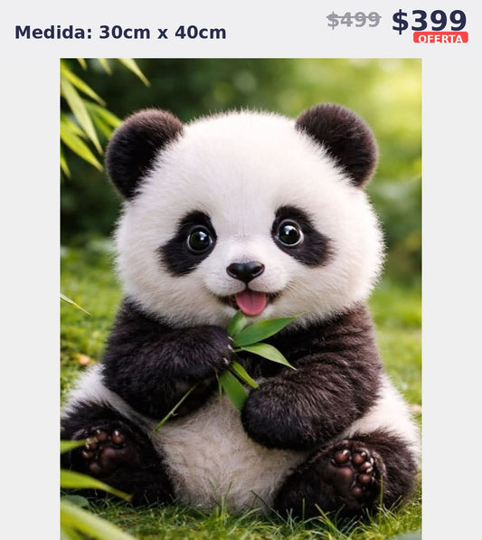 panda bebe 30 x 40 | Aparta con $100 / Resta $299