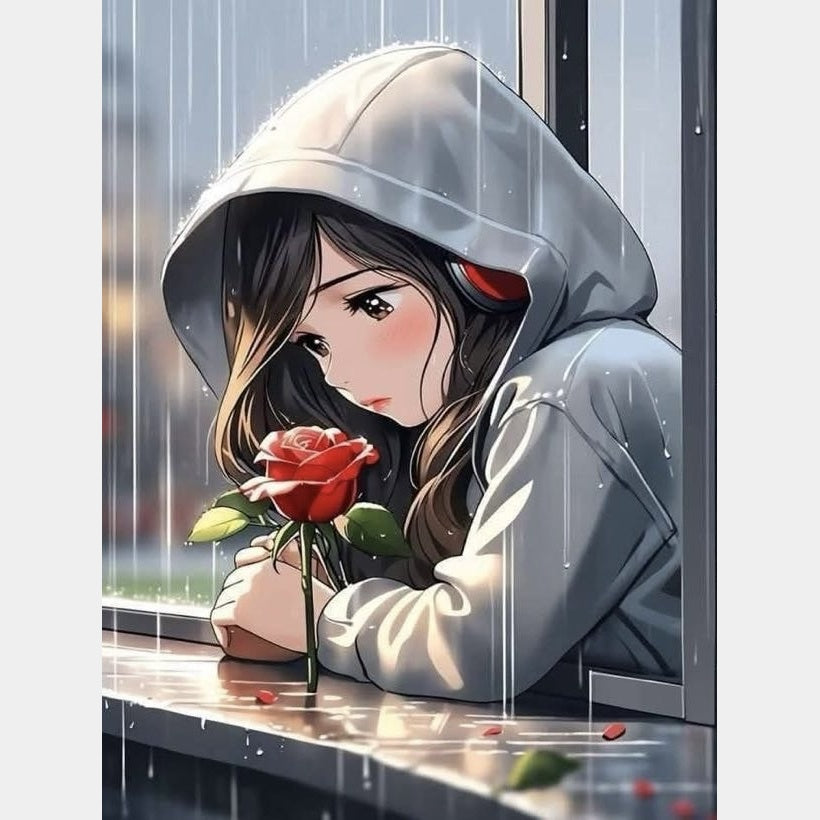 Bajo la lluvia 30 x 40