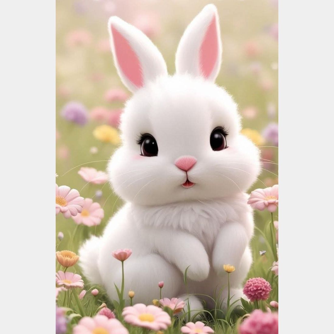 Conejo blanco | 30 x 45 cm