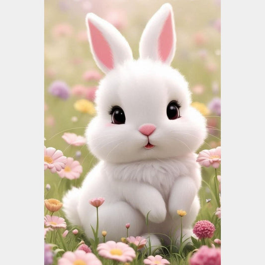 Conejo blanco | 30 x 45 cm