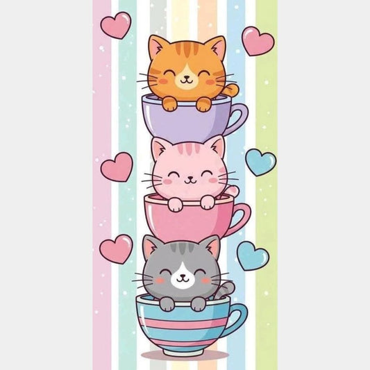 Gatitos tiernos | 30 x 60 cm