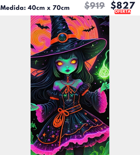 40 X 70 Bruja murcielagos | Aparta con $100 / Resta $727
