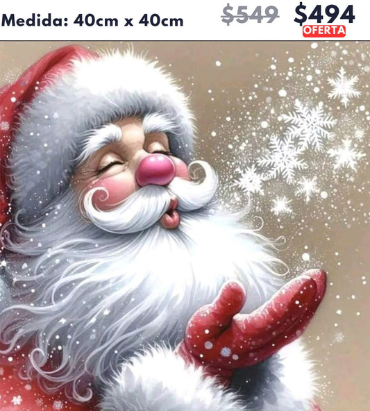 santa hielo 40 x 40 | Aparta con $100 / Resta $394