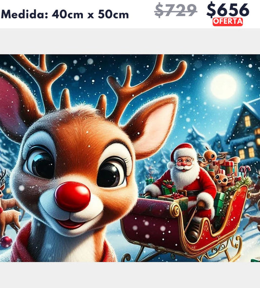 reno con santa 40 x 50 | Aparta con $100 / Resta $556