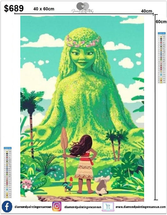 Moana 40 x 60cm contiene Diamantes AB