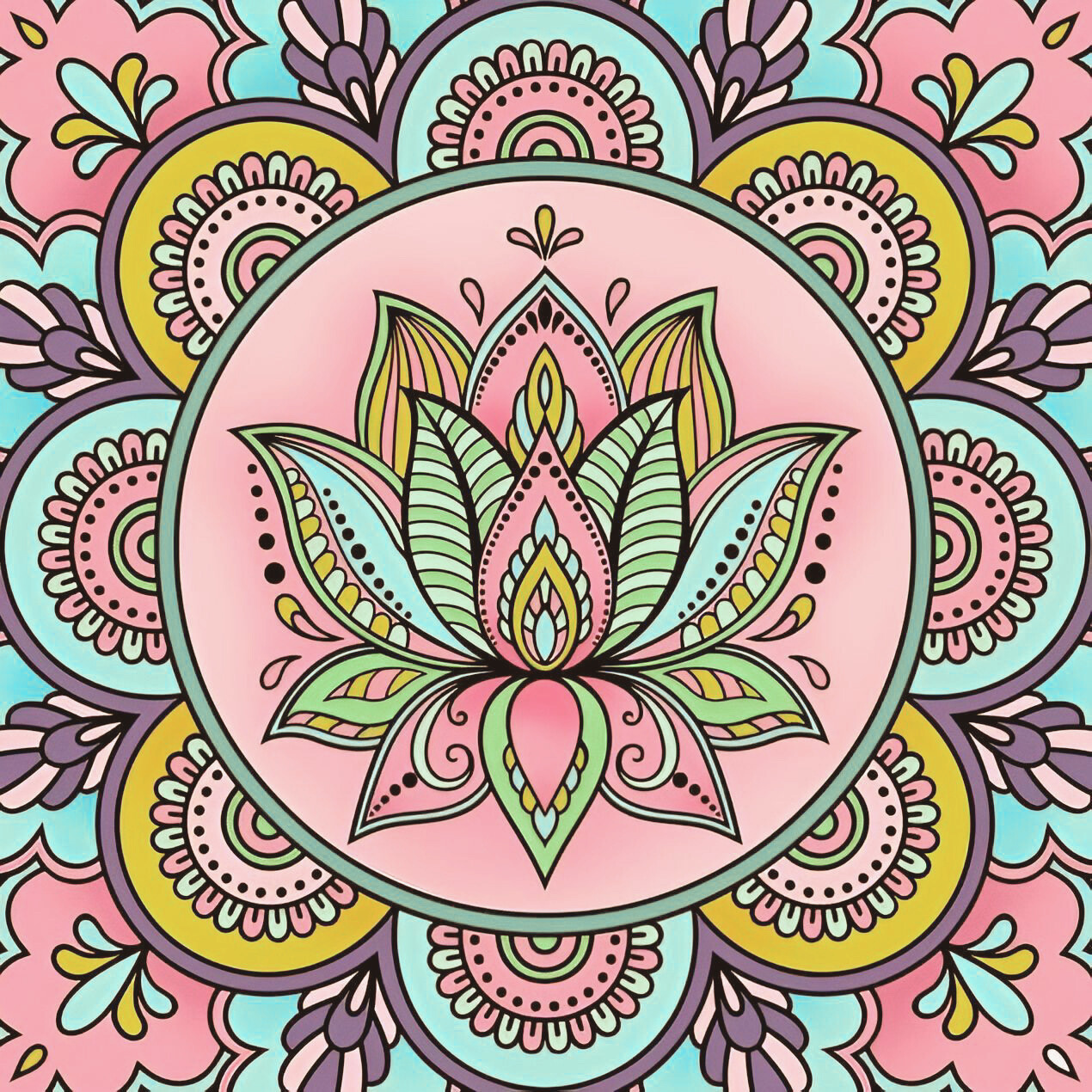 Mandalas | 40 x 40 cm