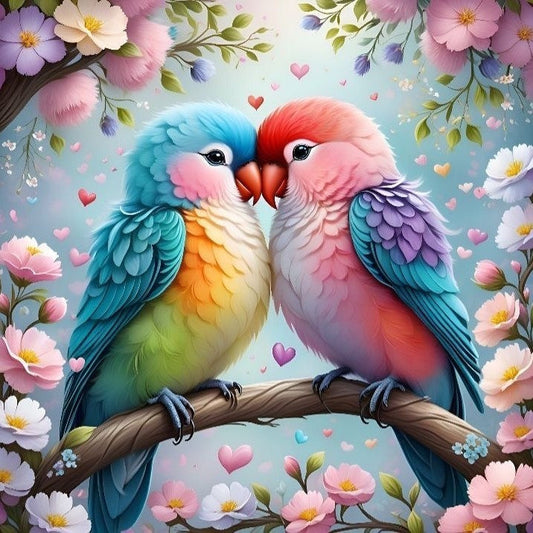 Pajaritos | 40 x 40 cm