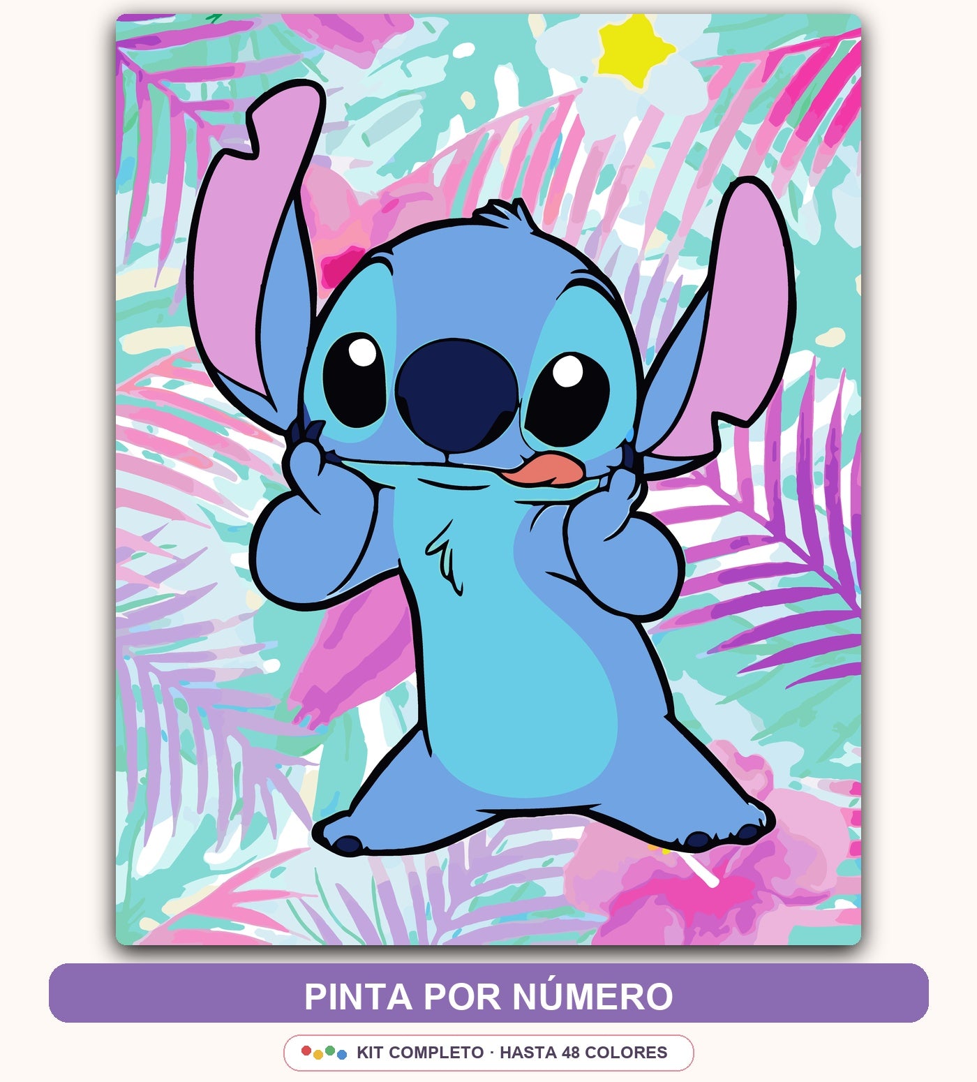 Alien Azul Neon | 40 x 50 cm