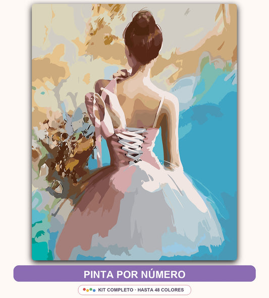 Bailarina de Espaldas | 40 x 50 cm