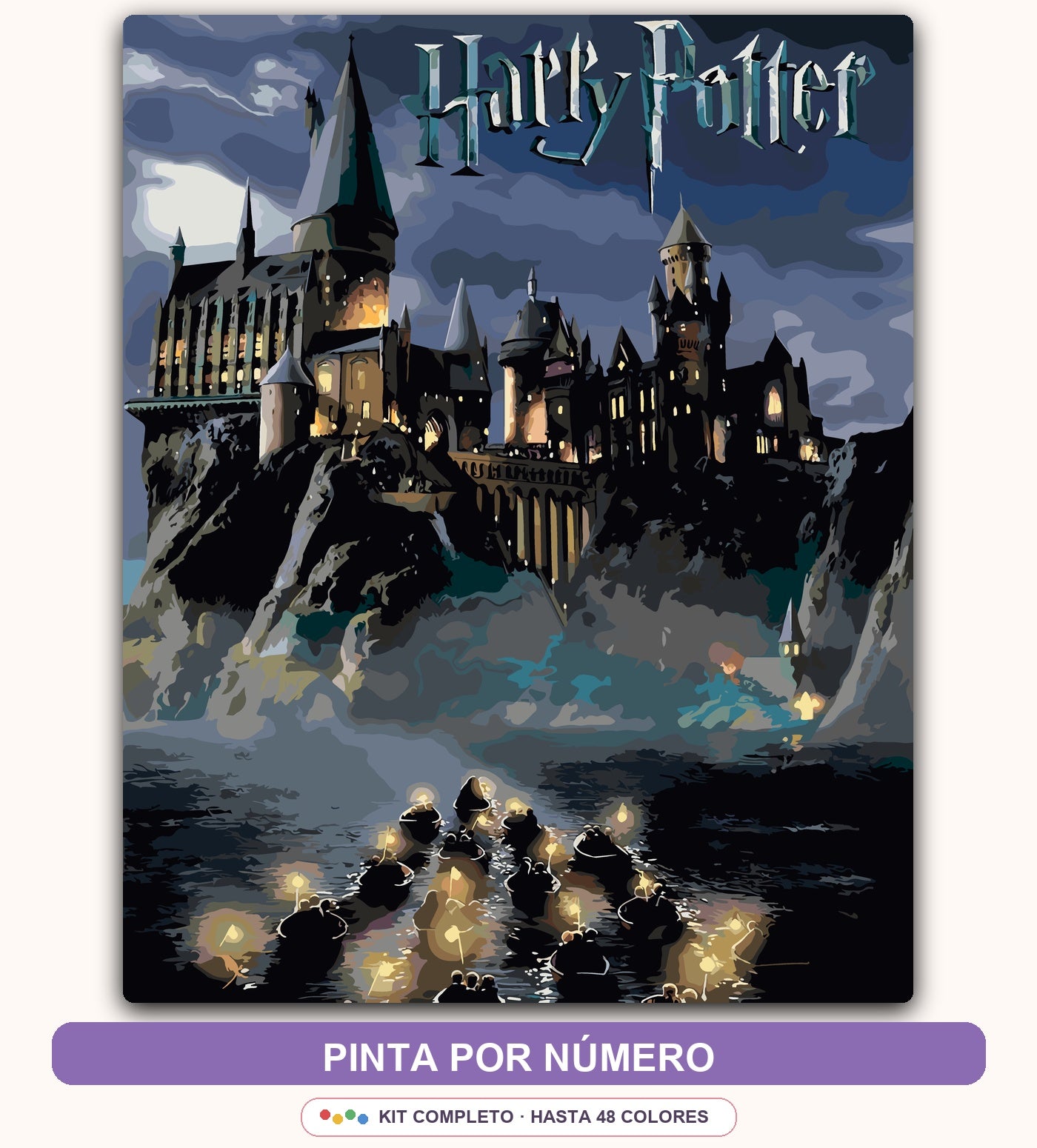 Castillo de Magia Nocturno | 40 x 50 cm