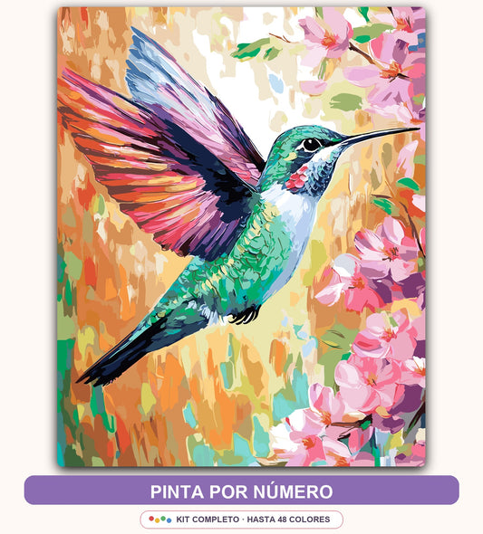 Colibrí Multicolor | 40 x 50 cm