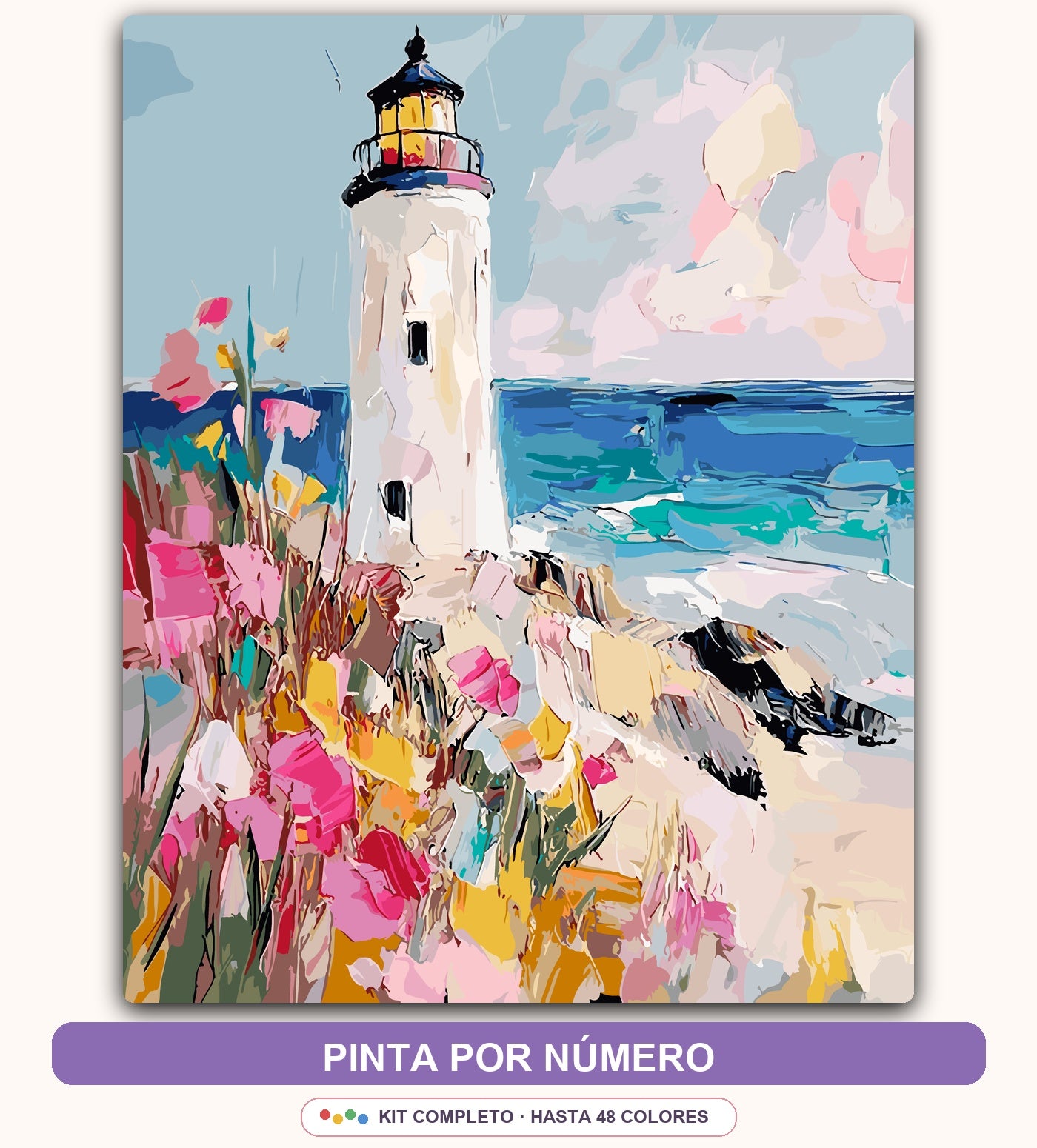 Faro Junto al Mar | 40 x 50 cm