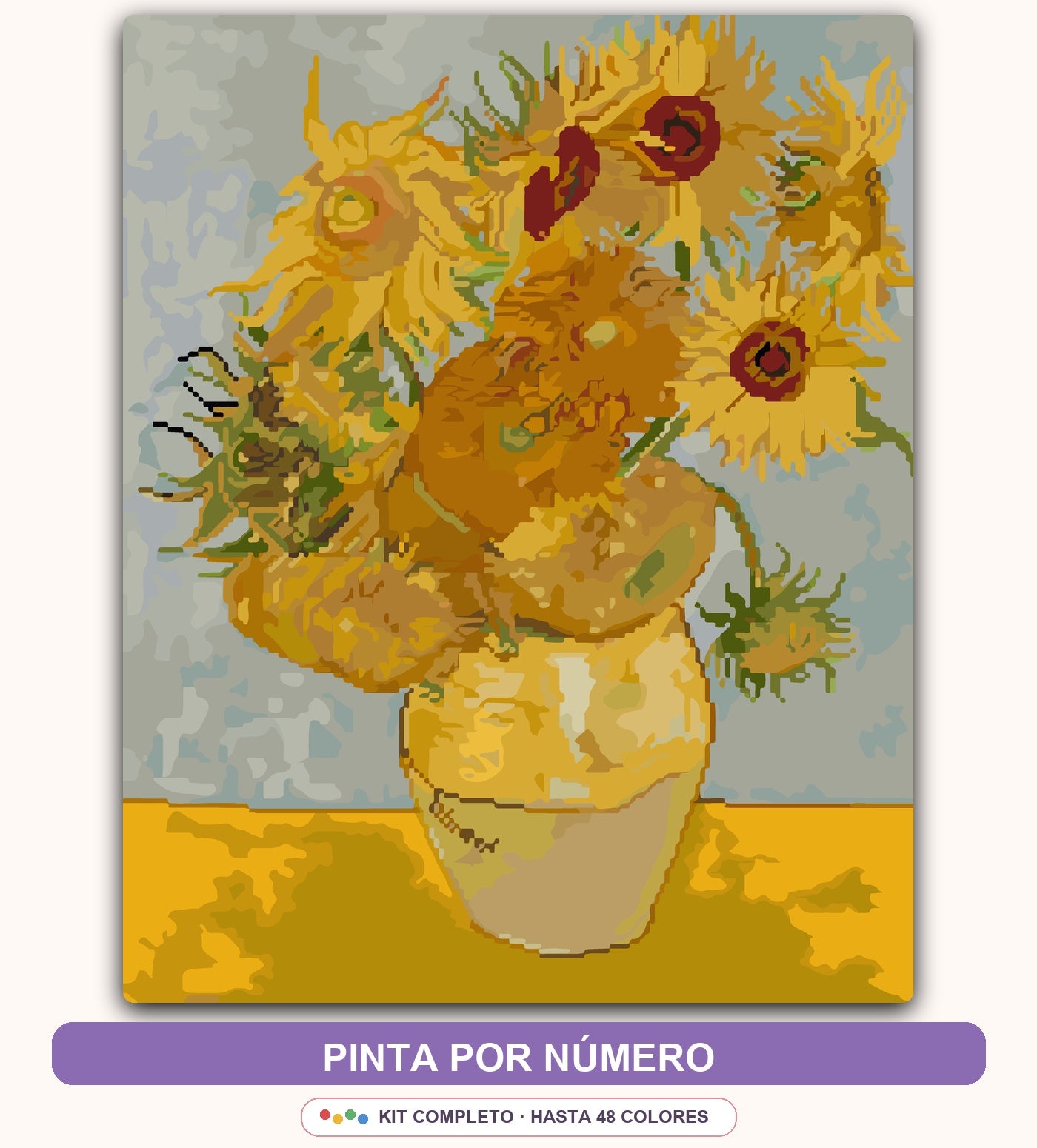 Girasoles Estilo Van Gogh | 40 x 50 cm
