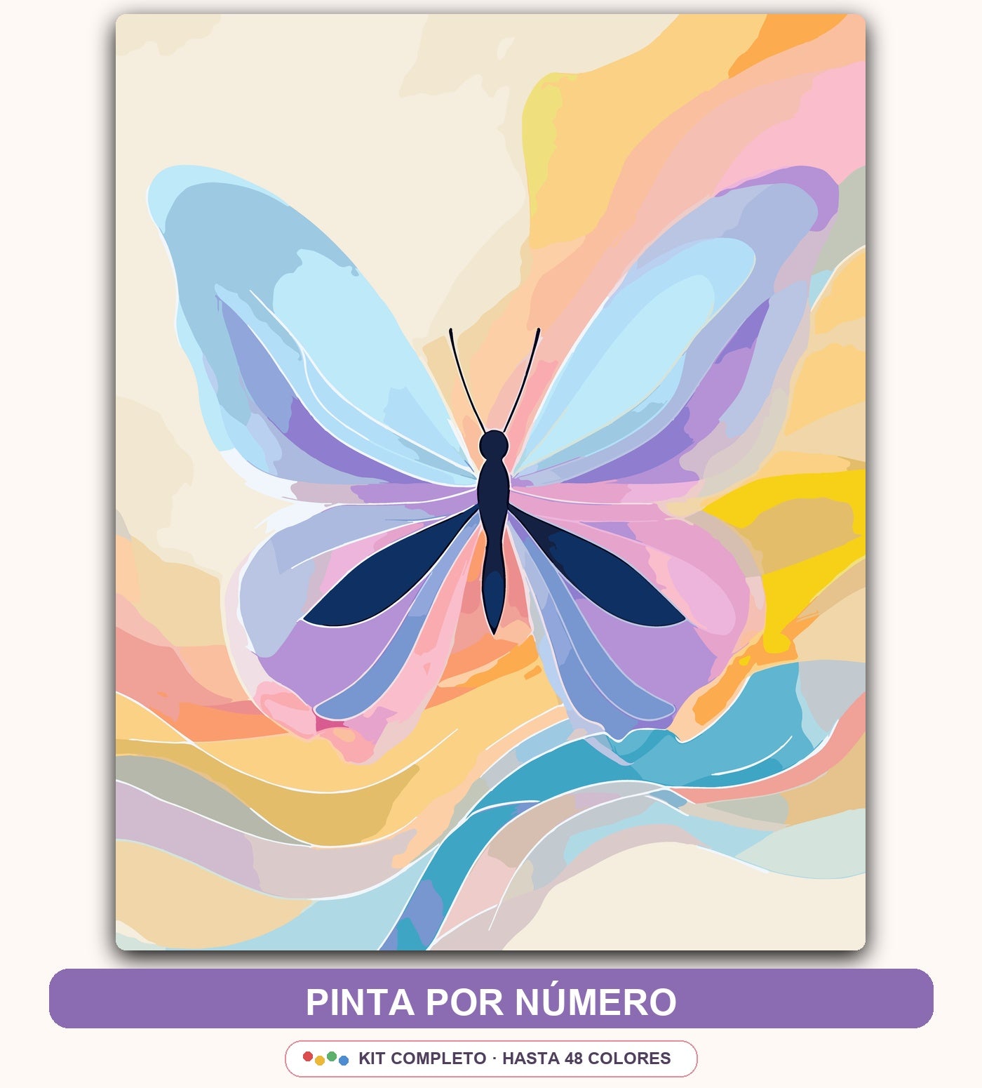 Mariposa Abstracta | 40 x 50 cm