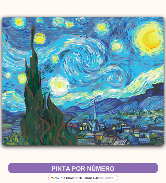Noche Estrellada Clásica | 40 x 50 cm
