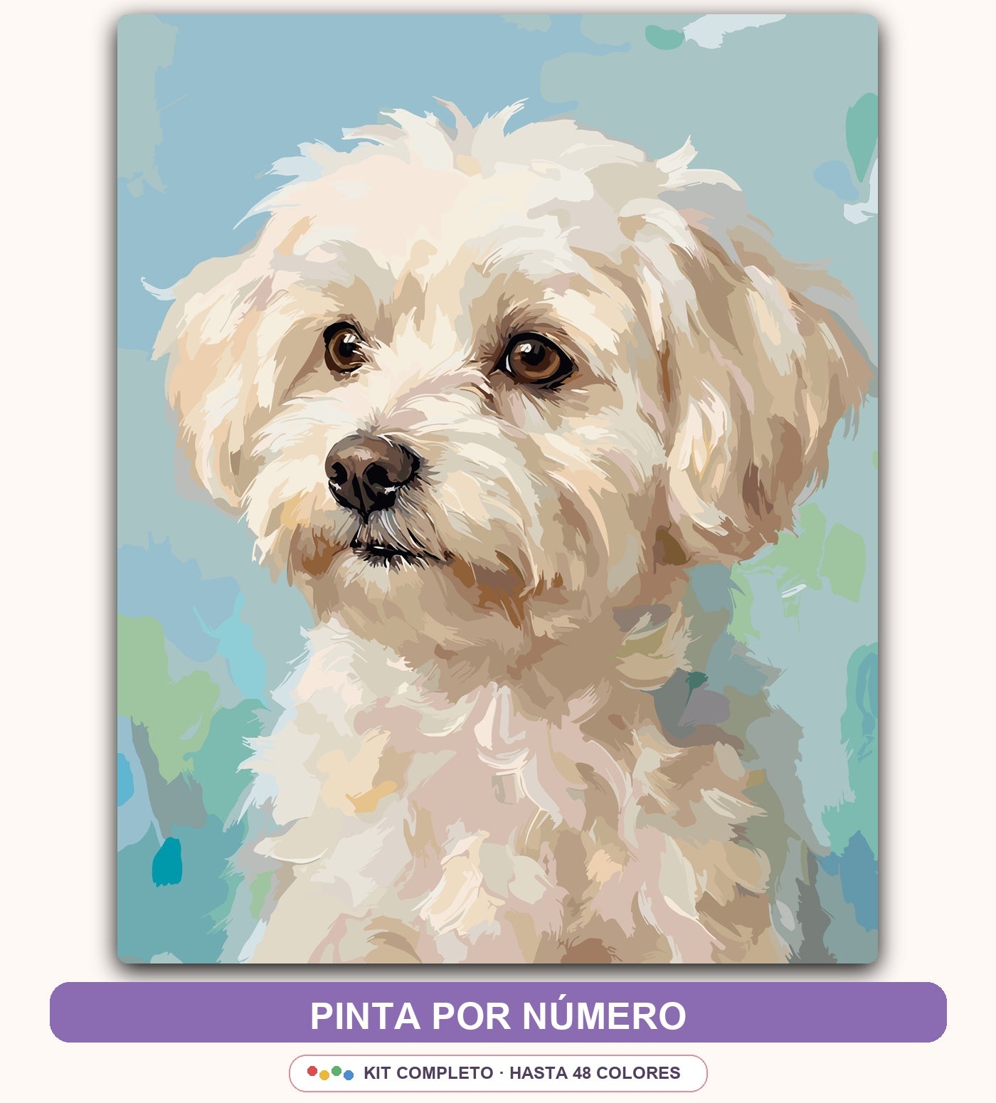 Perrito Blanco | 40 x 50 cm