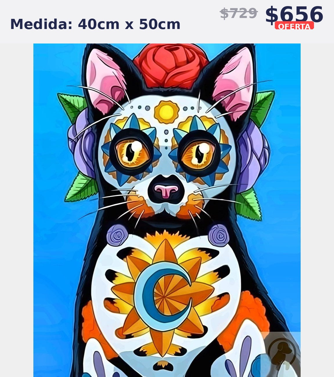 gato alebrije 40 x 50 | Aparta con $100 / Resta $483