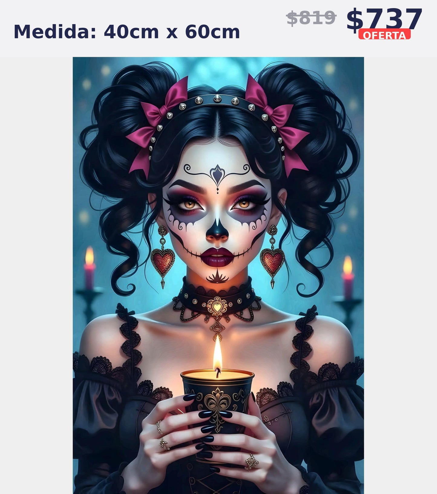 catrina vela 40 x 60 | Aparta con $100 / Resta $555