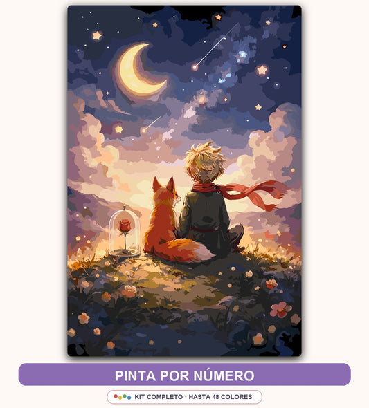 Amigos bajo la Luna | 40 x 60 cm