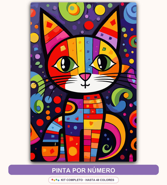 Gato Pop Art | 40 x 60 cm