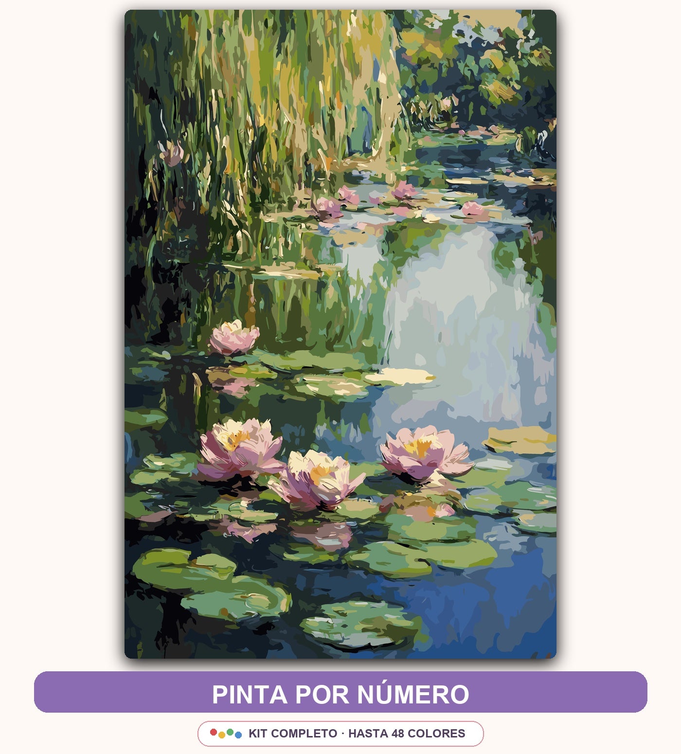 Nenúfares en el Jardín | 40 x 60 cm