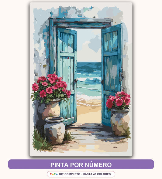 Puerta Azul al Mar | 40 x 60 cm